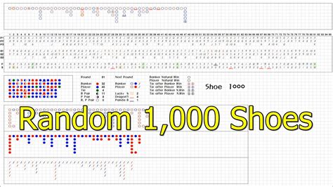 baccarat shoe generator|Simulating 1000 Shoes of Baccarat .